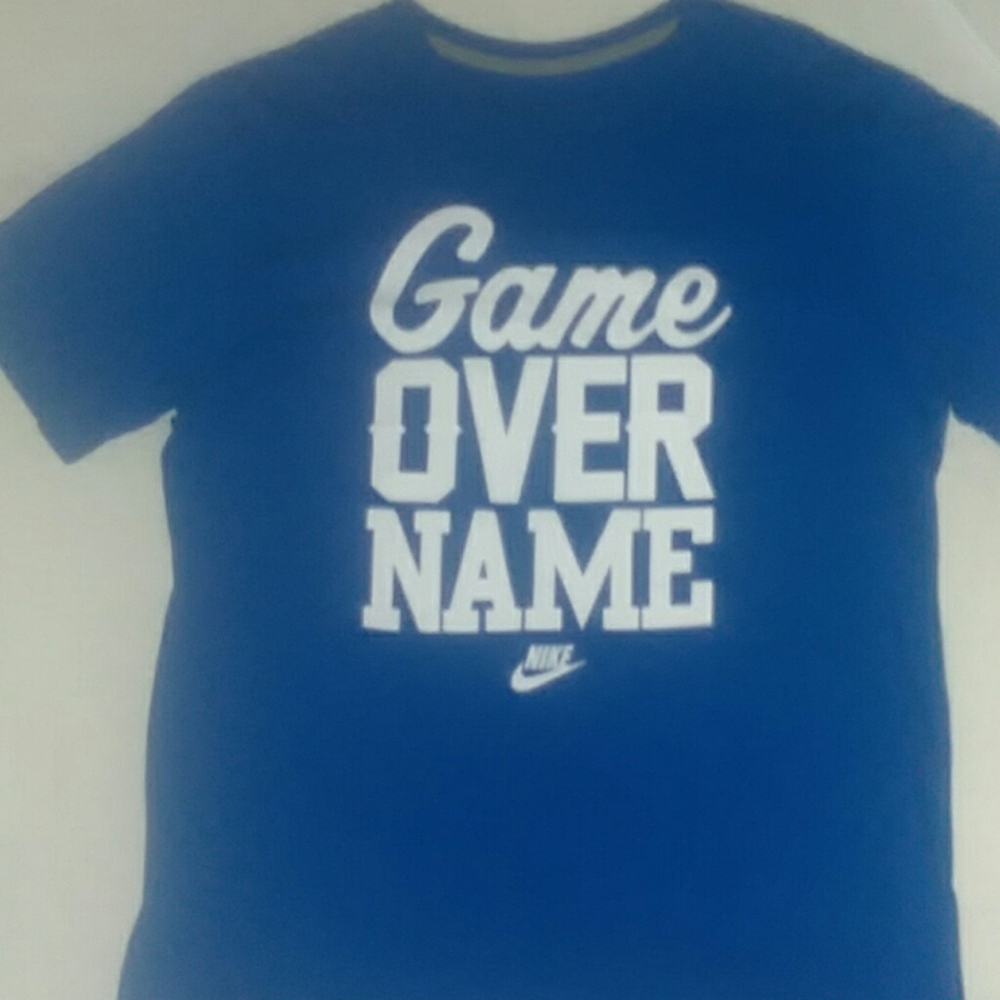 ⚡3/25$ Nike "Game Over Name" tee
